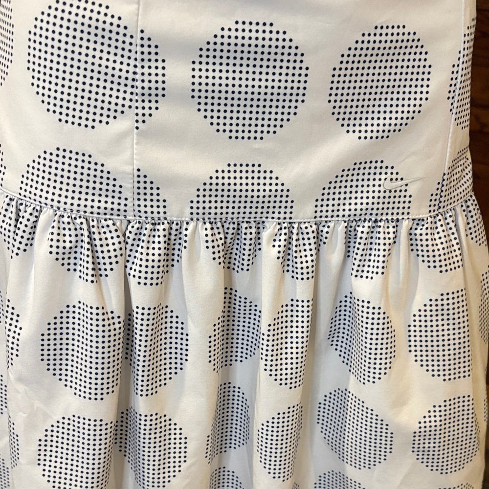 Source Unknown Cream Skirt with Black Circles - Picture 2 of 3